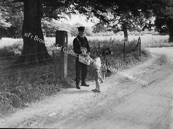 CHILD WITH POSTMAN